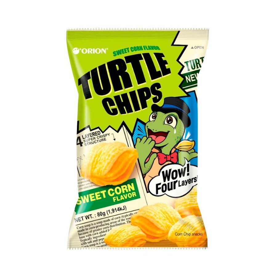 Orion Turtle Chips Corn Soup — product photo