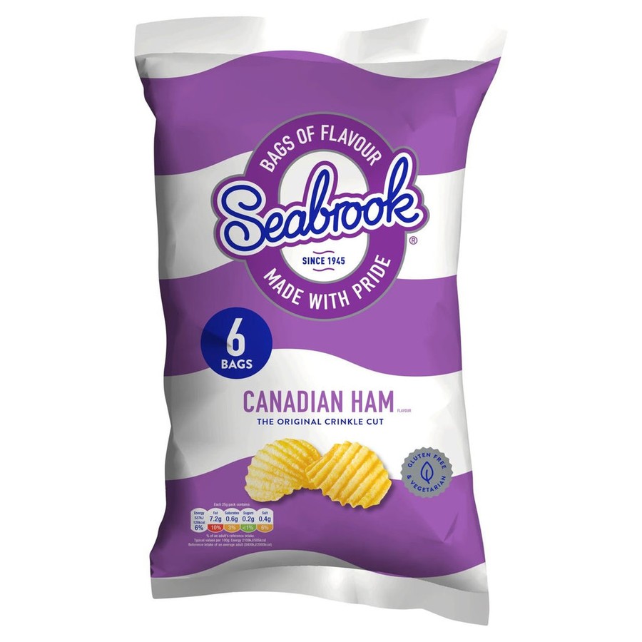 Seabrook Crinkle Cut Canadian Ham — product photo