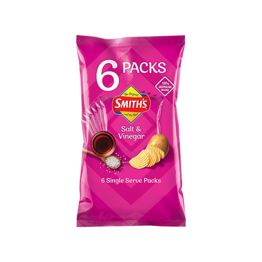 Smith's Crinkle Cut Salt & Vinegar — product photo
